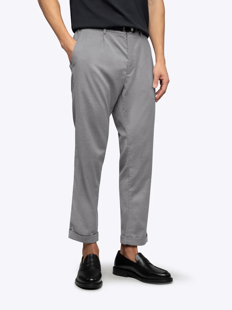 SoHo Trouser | Heather Charcoal Classic-fit