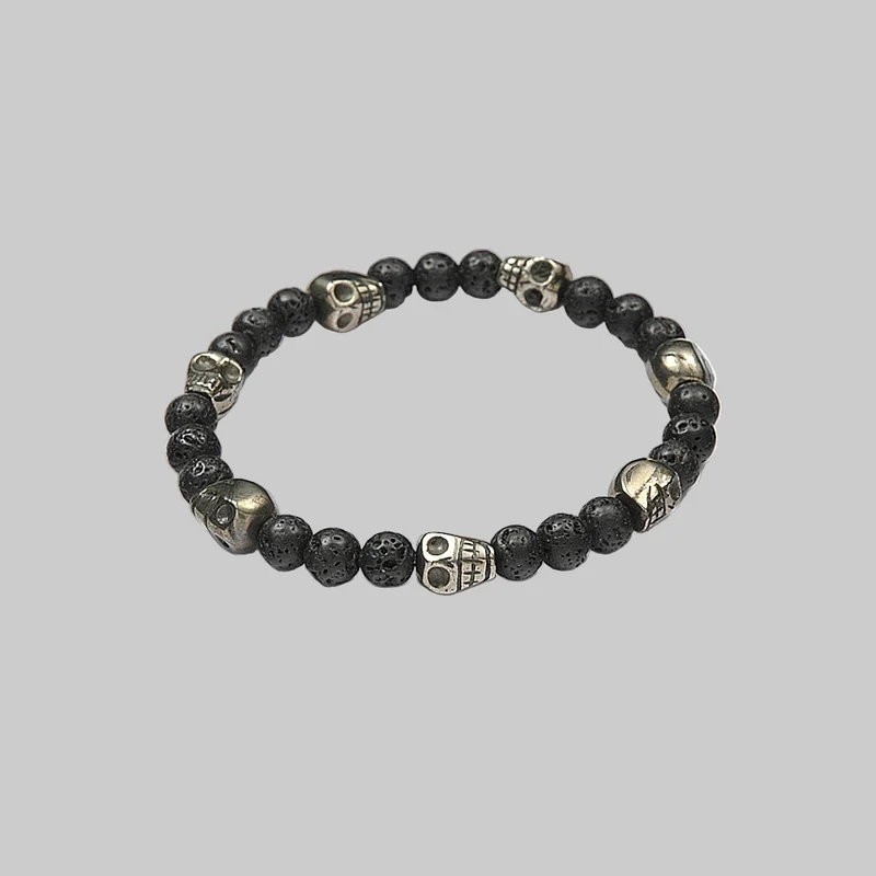 Lava Bead Bracelet by Mon Art