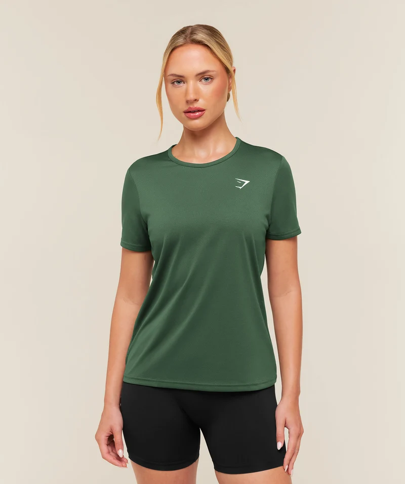 Gymshark Training T-Shirt - Earth Green