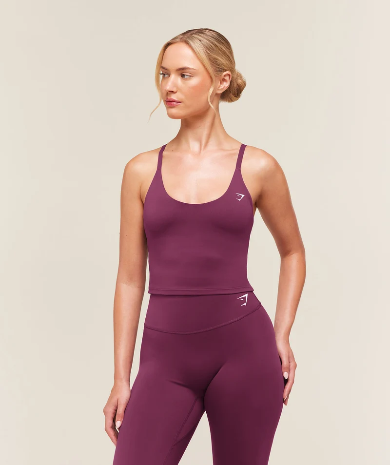 Gymshark Training Shelf Cami Tank - Strength Pink