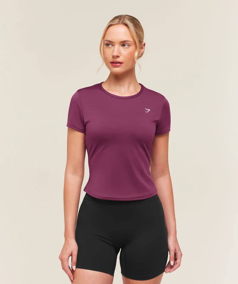 Gymshark Training Baby Tee - Strength Pink