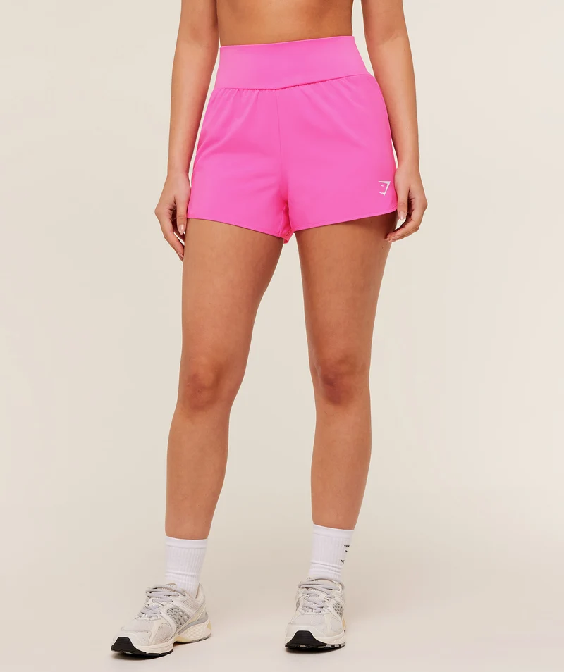 Gymshark Woven Shorts - Electric Pink