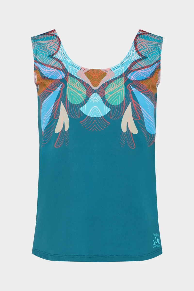 Abstract ornaments tank top