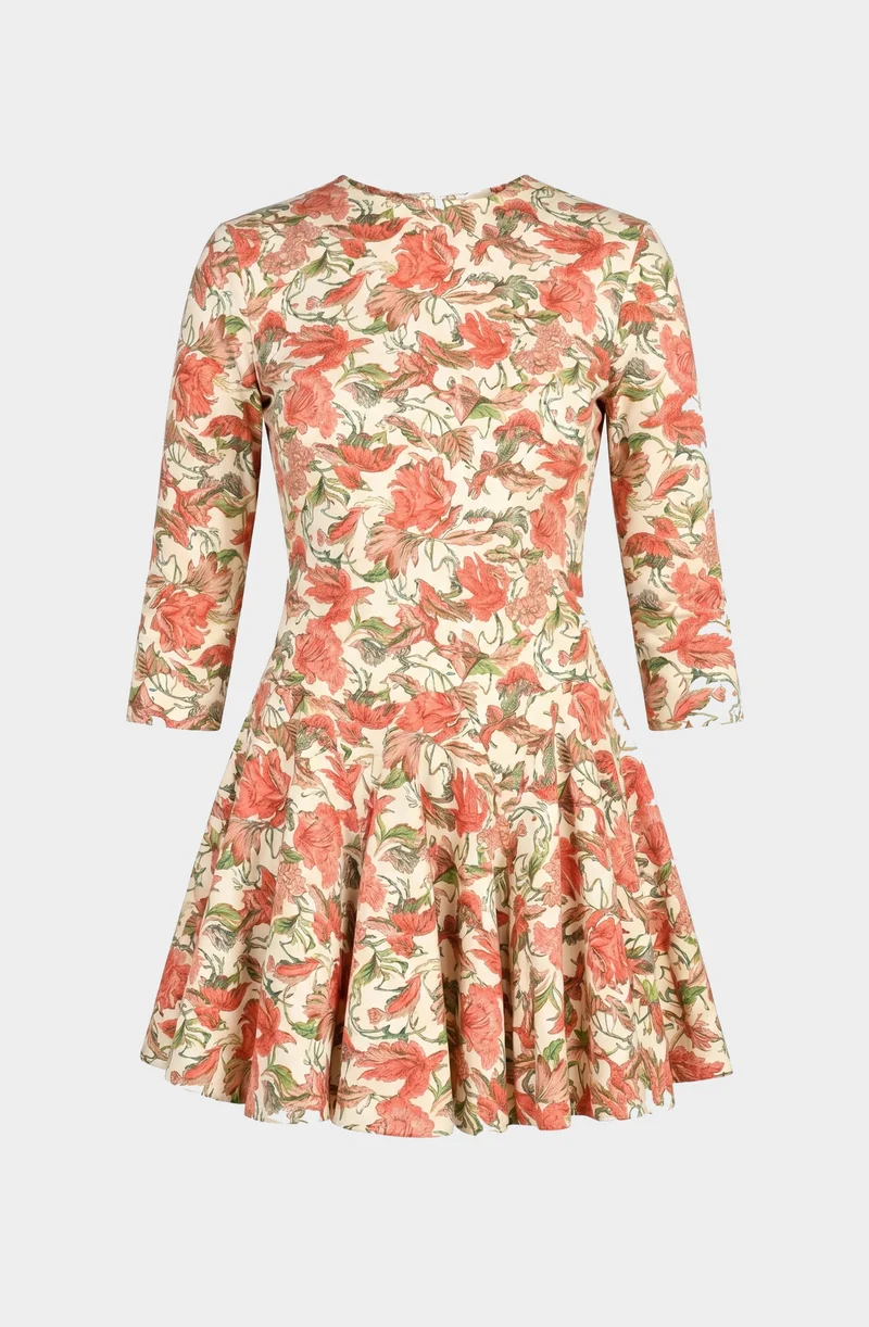 Organic cotton jersey mini dress