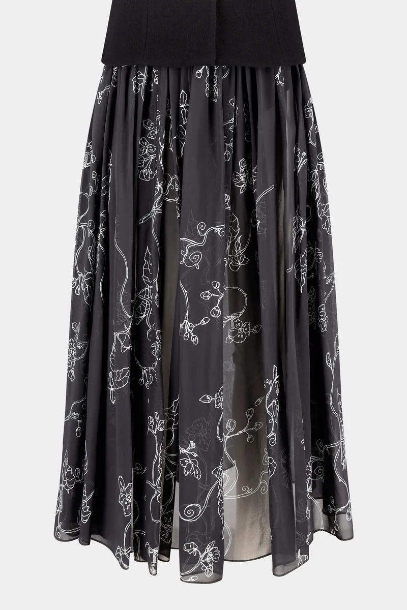 Chiffon skirt