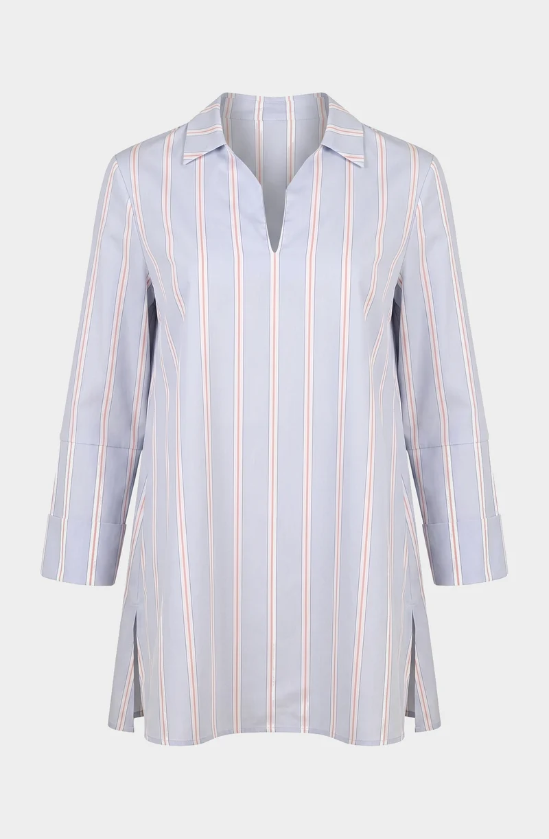 Striped cotton shirt