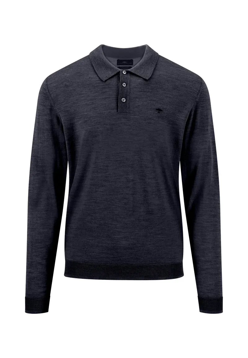 Polo Shirt Merino - Cypress