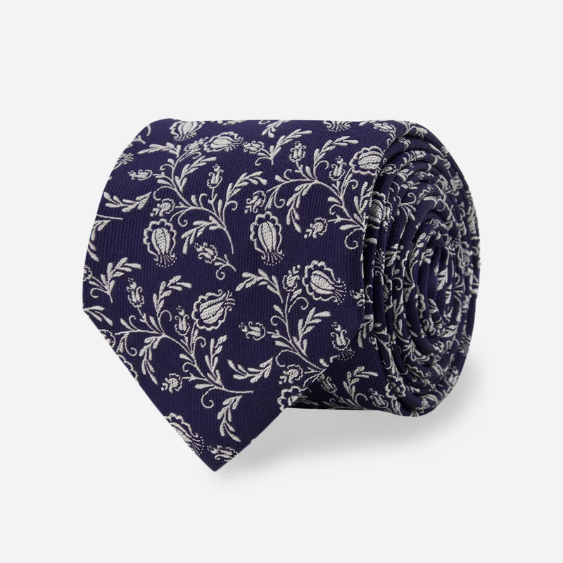 Positano Floral White Tie