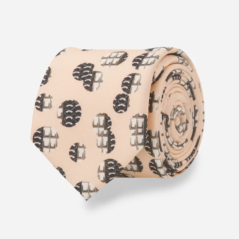 Brendan Fernandes X The Tie Bar Blush Pretty Peekaboo Studs Tie