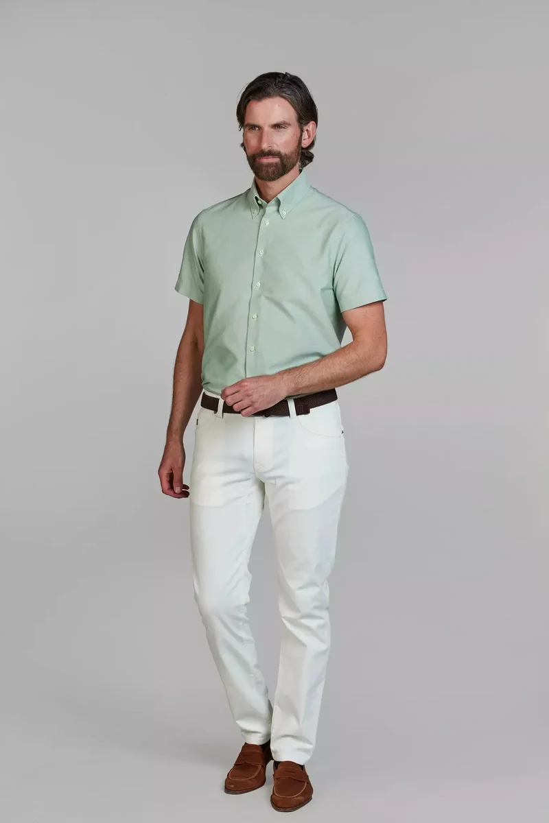 5-PKT CUT'N SEW PAN OXFORD - IRISH WHITE 12