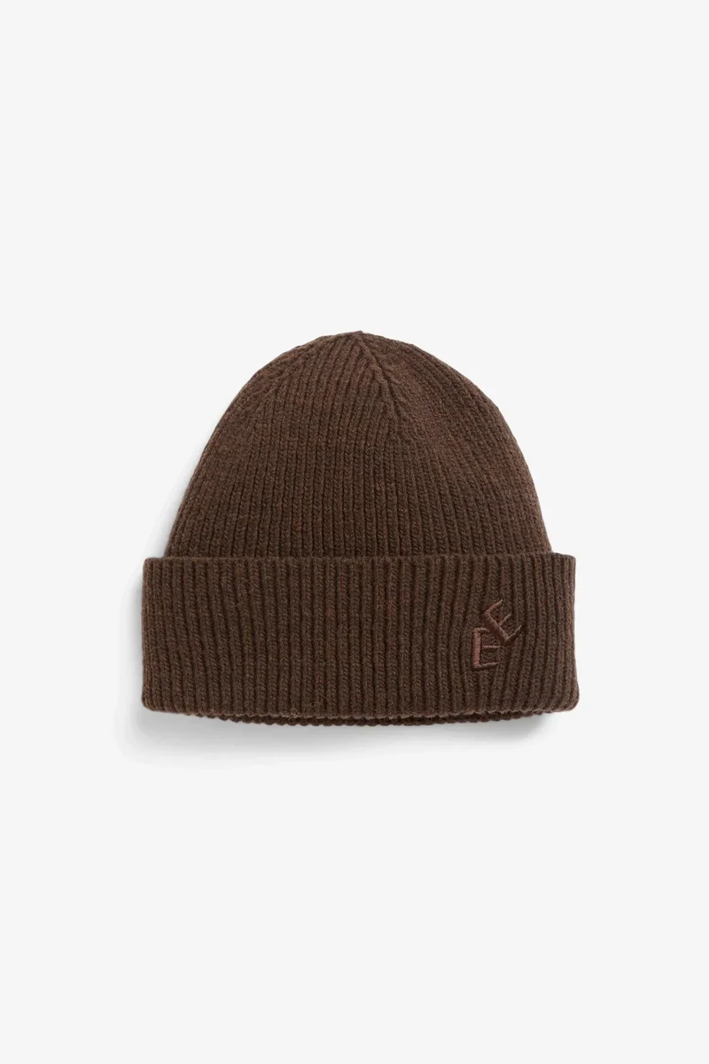Rib hat Uni Accessories - brown melange