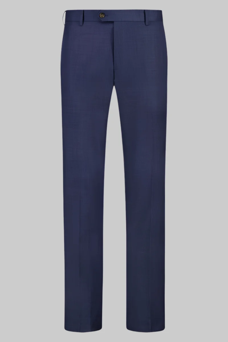 Mitcham Navy Texture Trouser