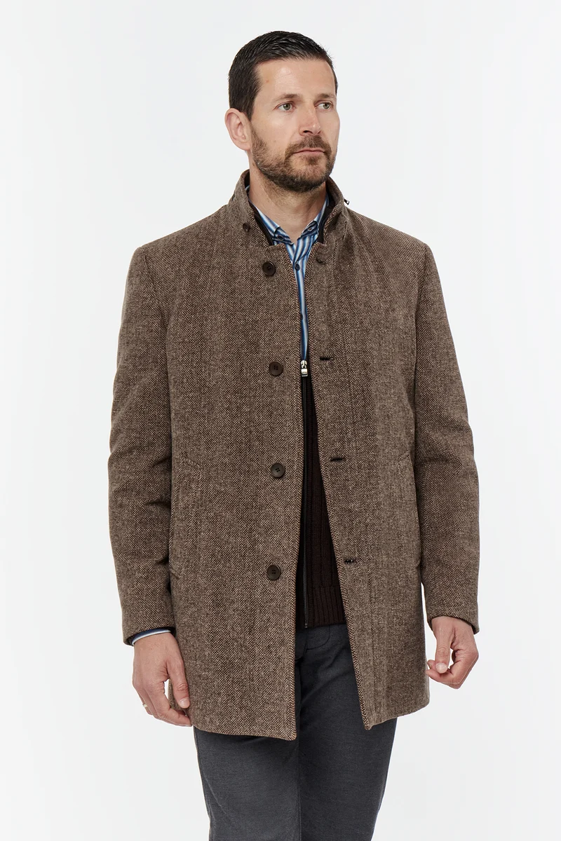 Brushed Cotton Winter Coat