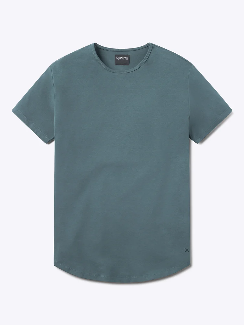 AO Curve-Hem Tee | Nordic Fog Signature-Fit PYCA Pro®