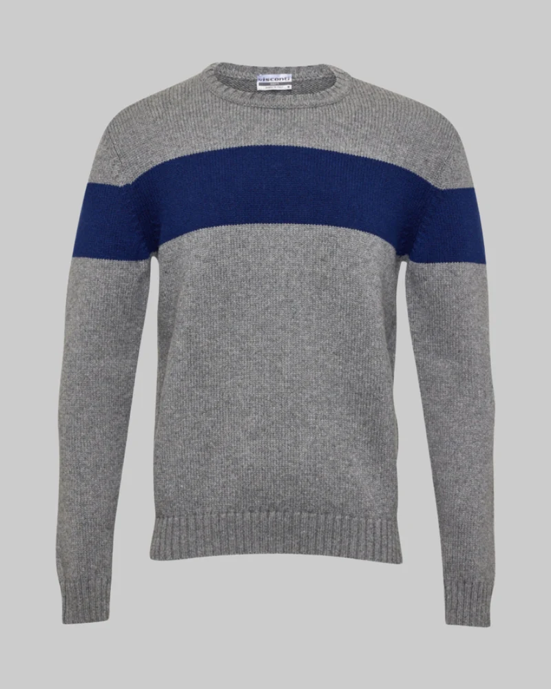 Blue Block Stripe