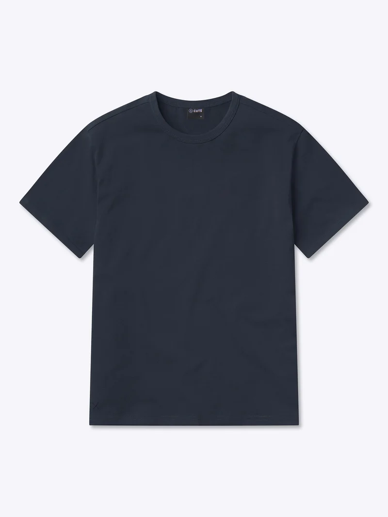 Overtime Oversized Tee | Obsidian Relaxed-Fit