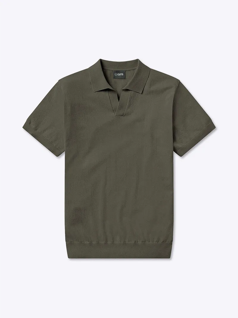 Riviera Knit Polo | Cypress Signature-Fit
