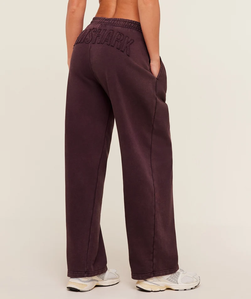 Gymshark Power Washed Joggers - Cherry Purple/Wash