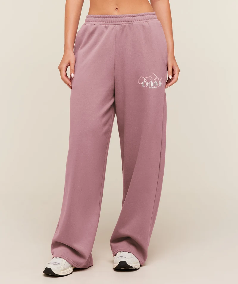 Gymshark Locked In Graphic Jogger - Calm Pink