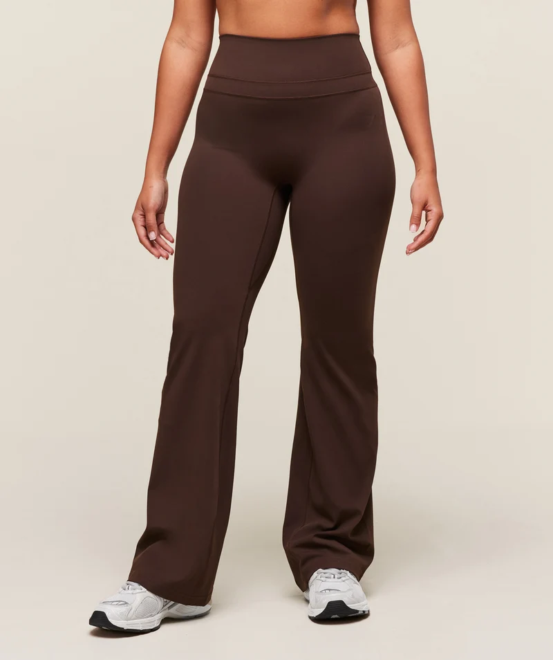 Gymshark Whitney Short Flared Legging - Depth Brown