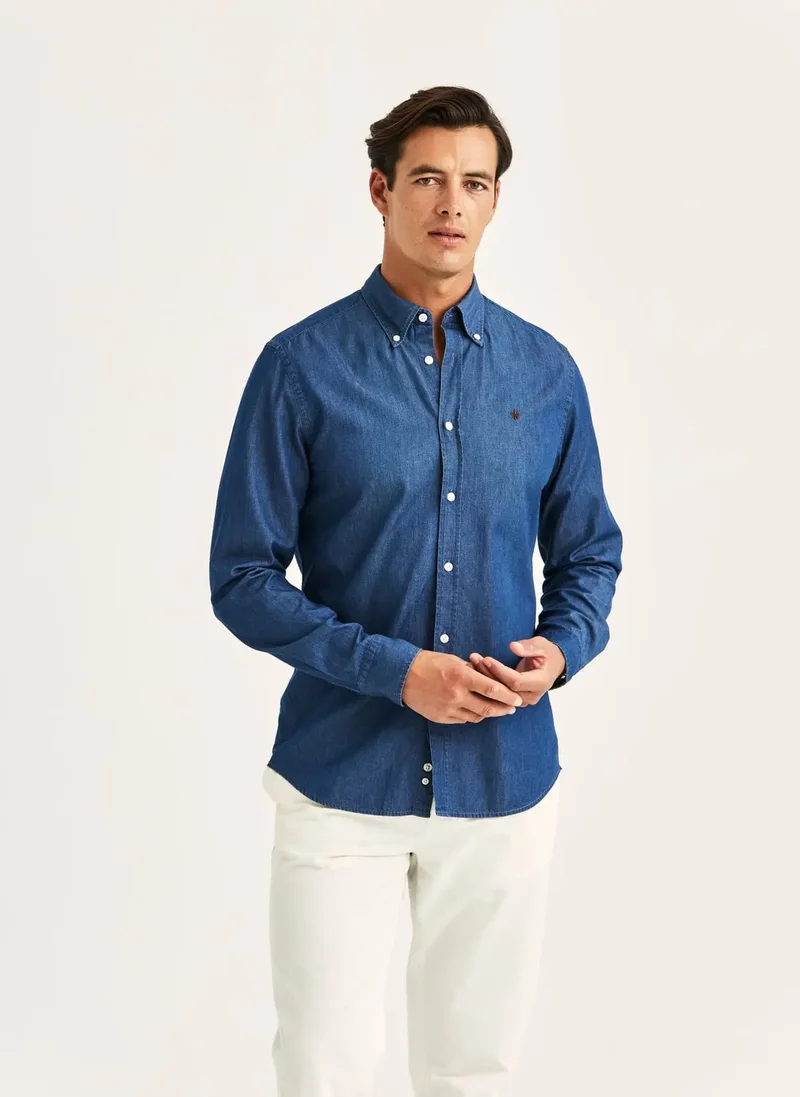 Light Denim Shirt-Slim Fit - 59 Old Blue