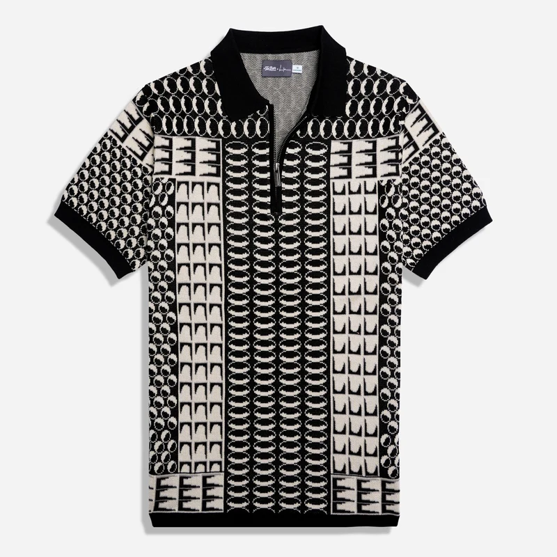Brendan Fernandes X The Tie Bar Stud Black Polo