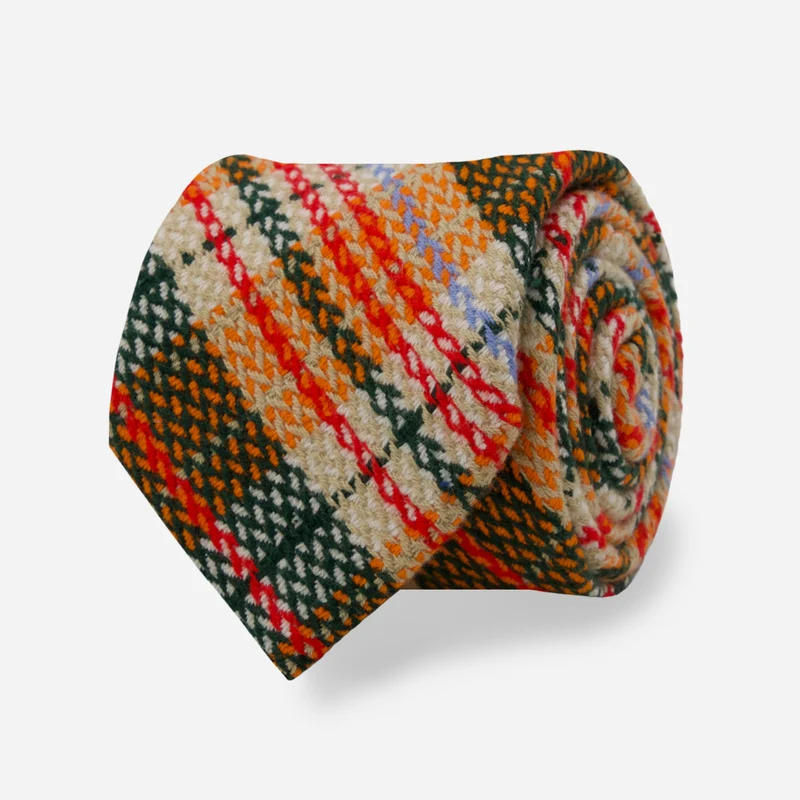 Original Madras x The Tie Bar Heritage Plaid Paprika Tie