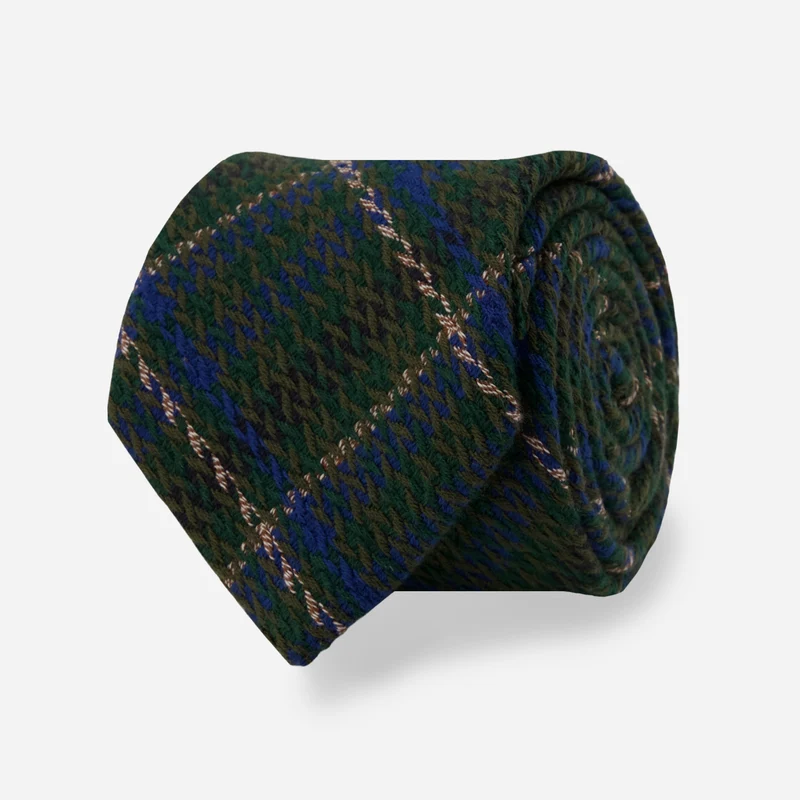 Original Madras x The Tie Bar District Plaid Emerald Tie