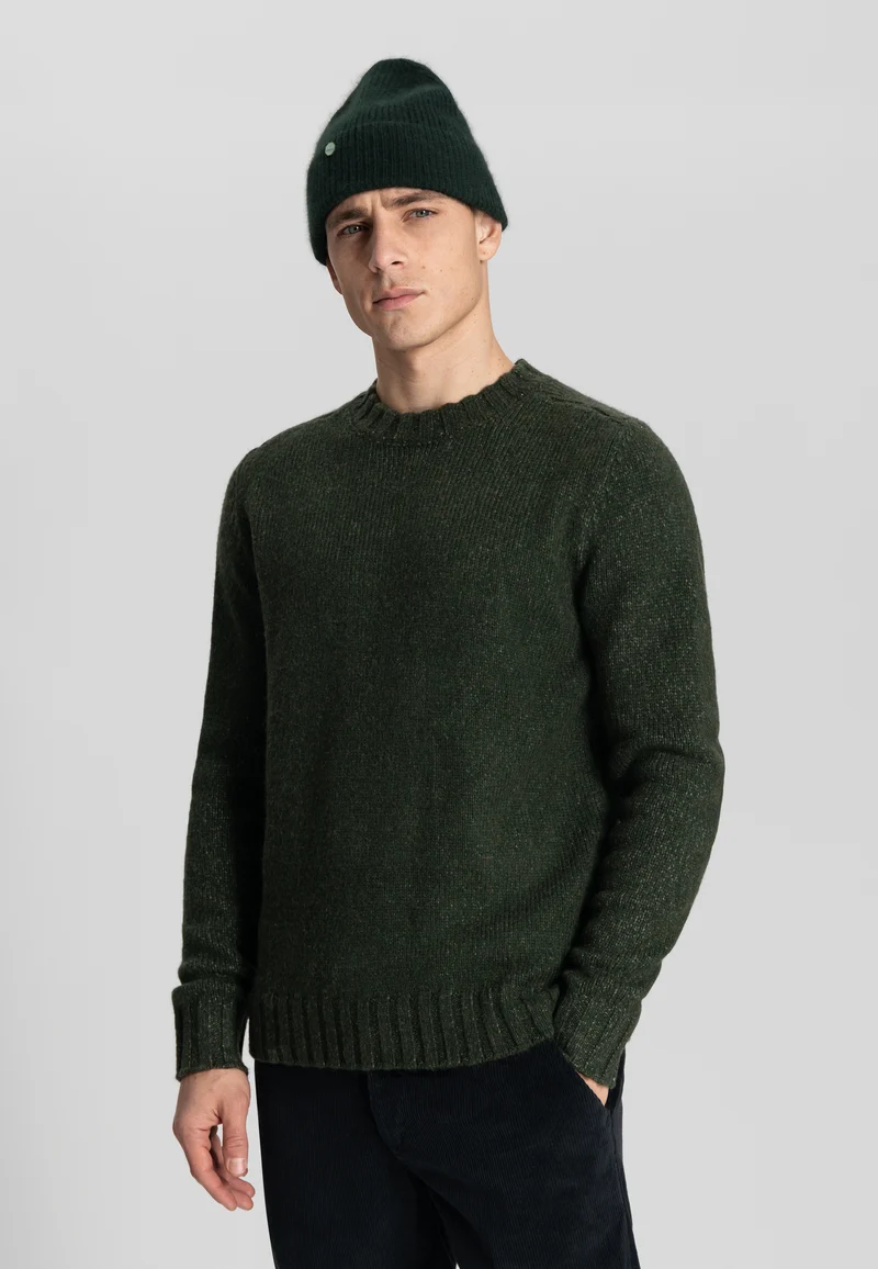 Melange Crew Neck