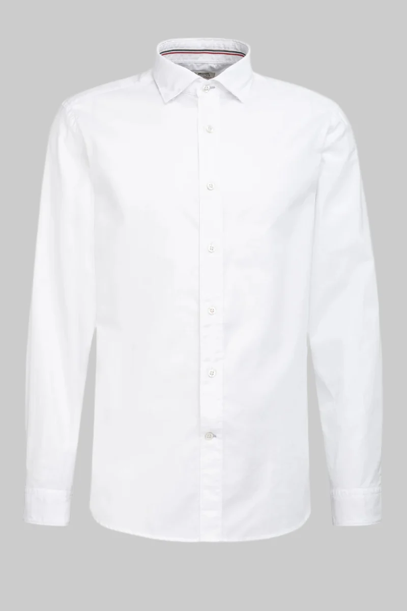 Milano White Poplin Shirt