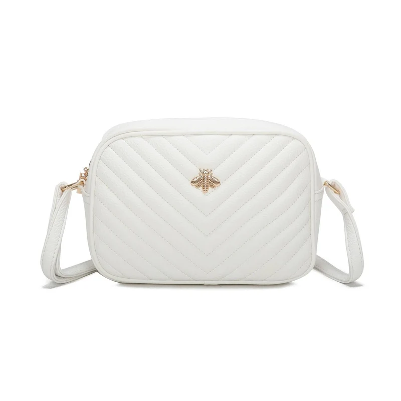 Quiltet crossbody-cameraveske