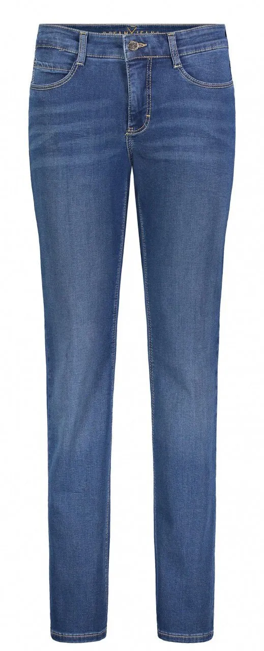 Dream Straight Leg Jeans fra MAC – Mid Blue Authentic Wash