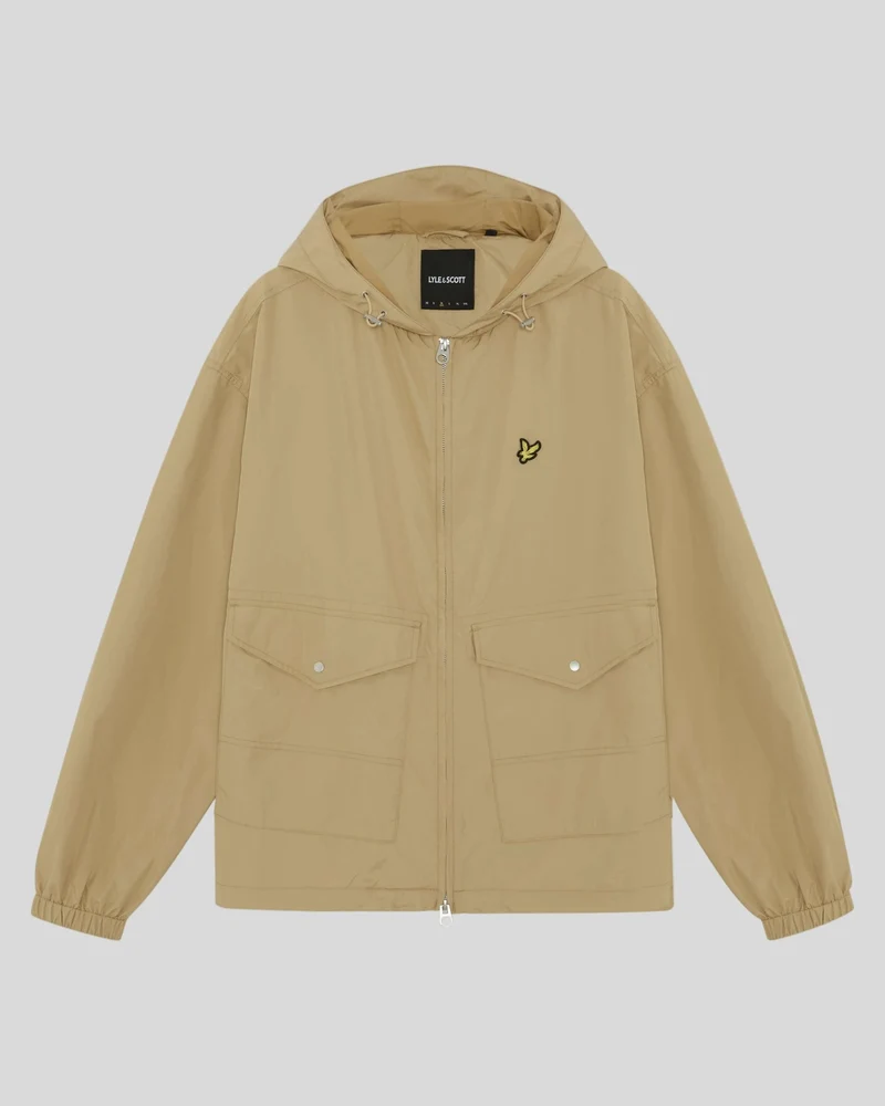 Lightweight Hooded Utility Jacket