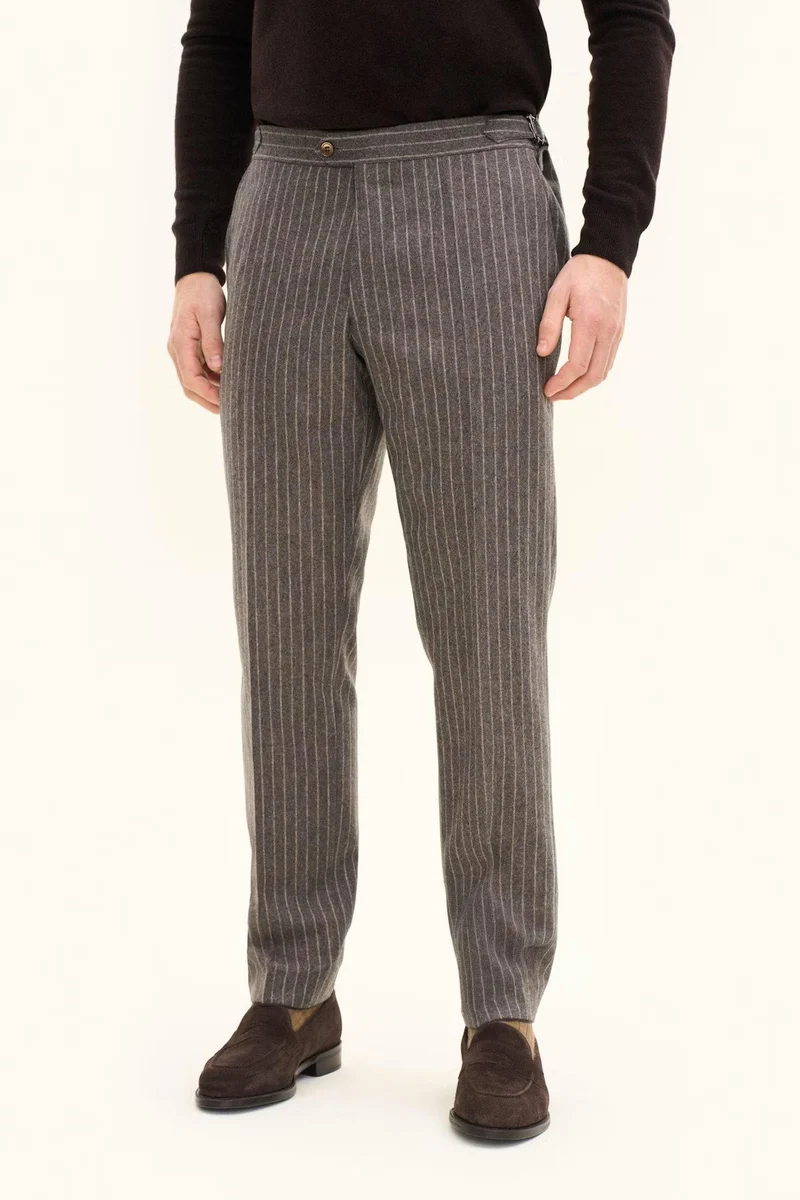 Dandy Side Adjuster Trousers - 590 Hazelnut Brown