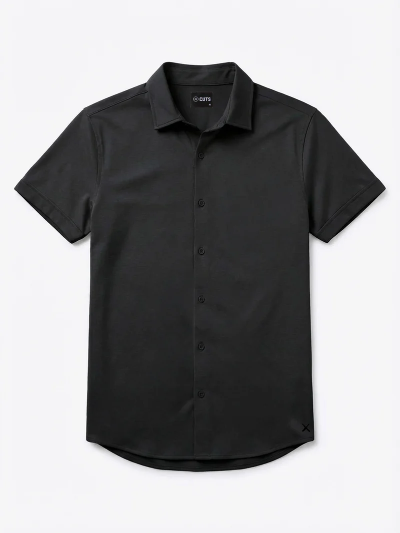 AO Button Up | Black Signature-Fit PYCA Pro®