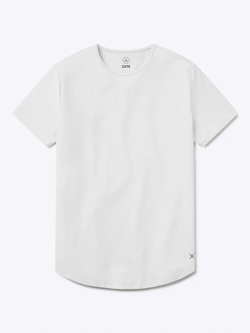 Crossover Active Tee | White Signature-Fit