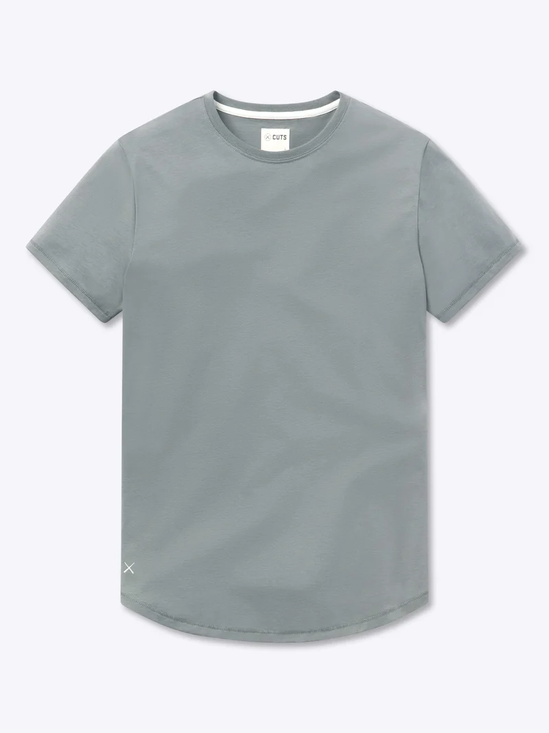 Featherlight Pima Tee | Sage Signature-fit