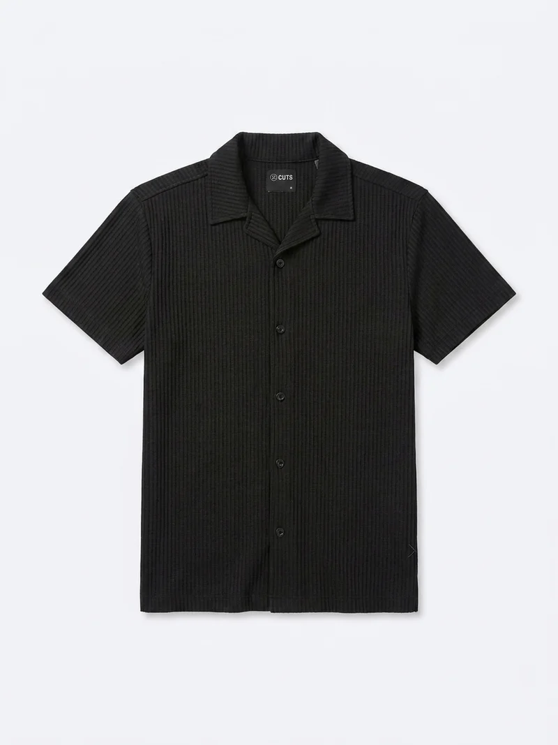 Capri Camp Collar | Black Signature-Fit