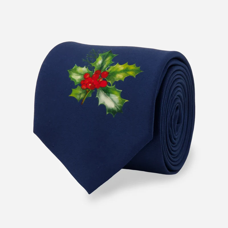Holly Icon Deep Blue Tie