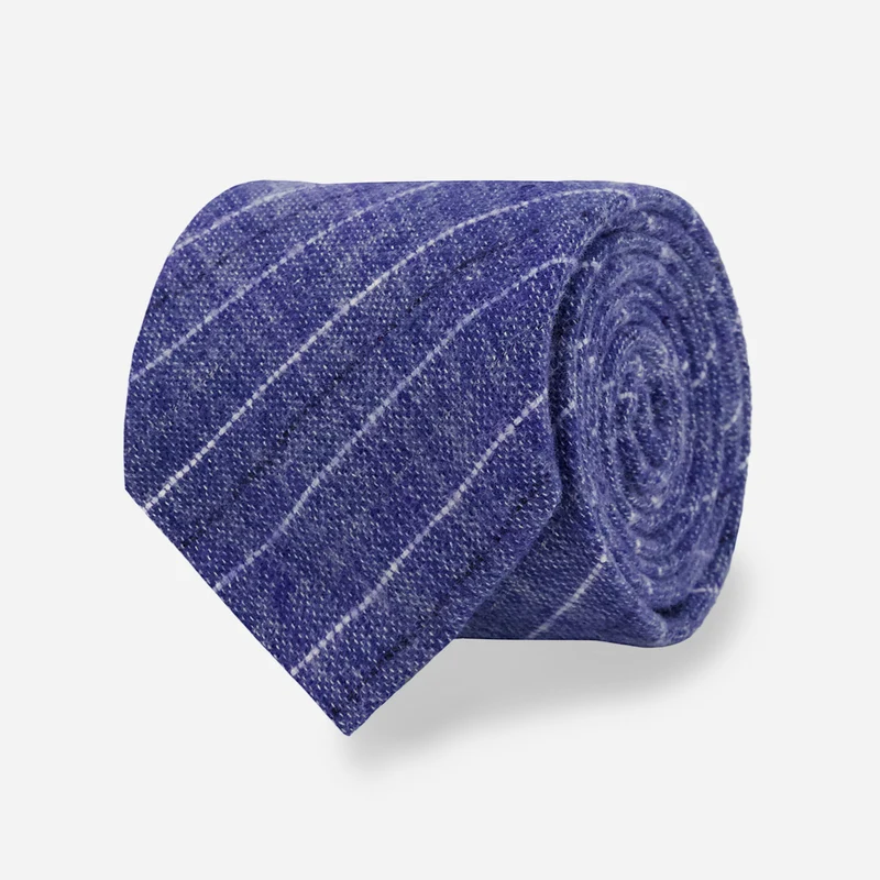 Original Madras X The Tie Bar Foundry Stripe Indigo Tie