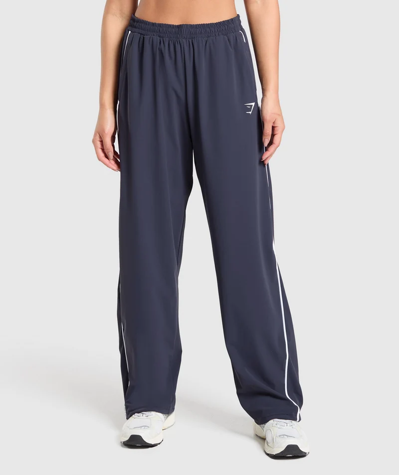 Gymshark Stitch Feature Woven Pant - Heavy Blue