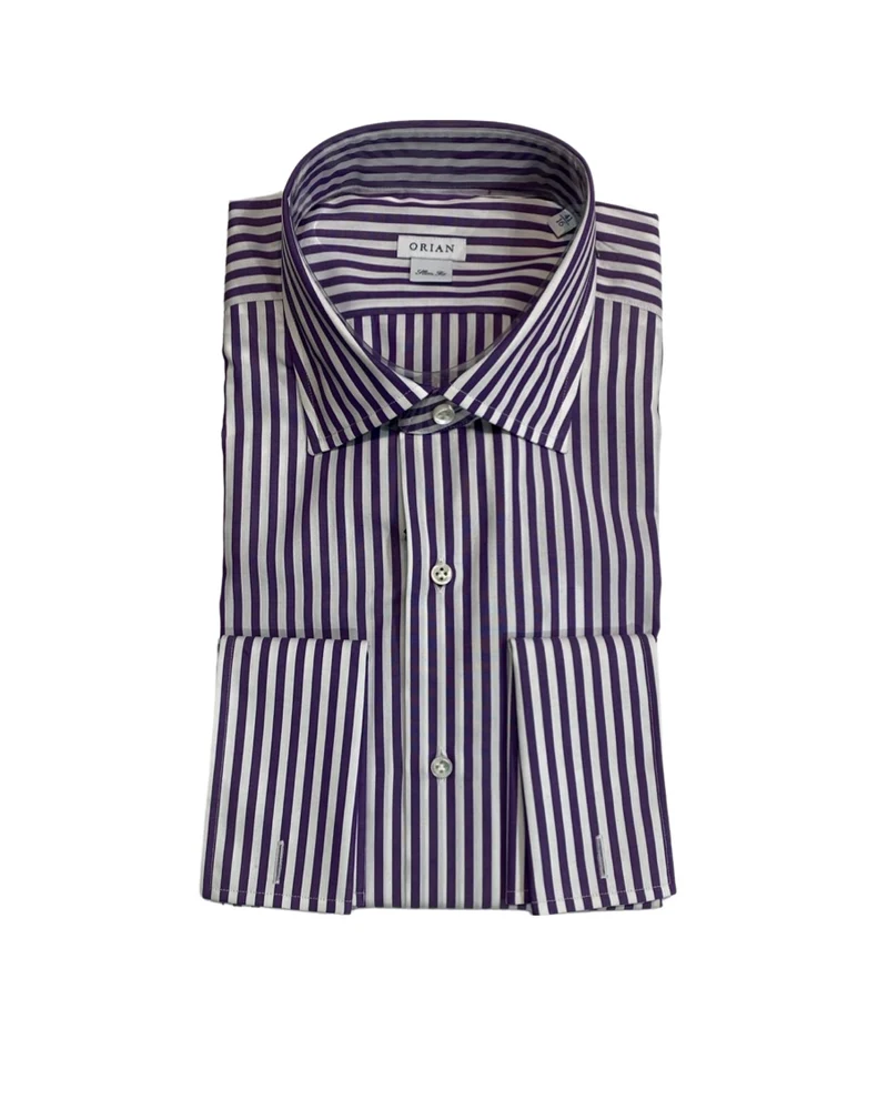 Purple Stripe Shirt by Orian