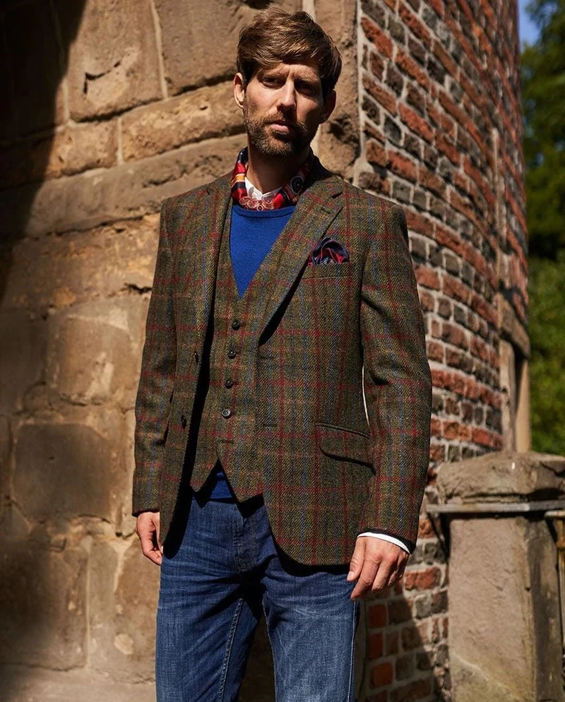 London - 650 red/blue check