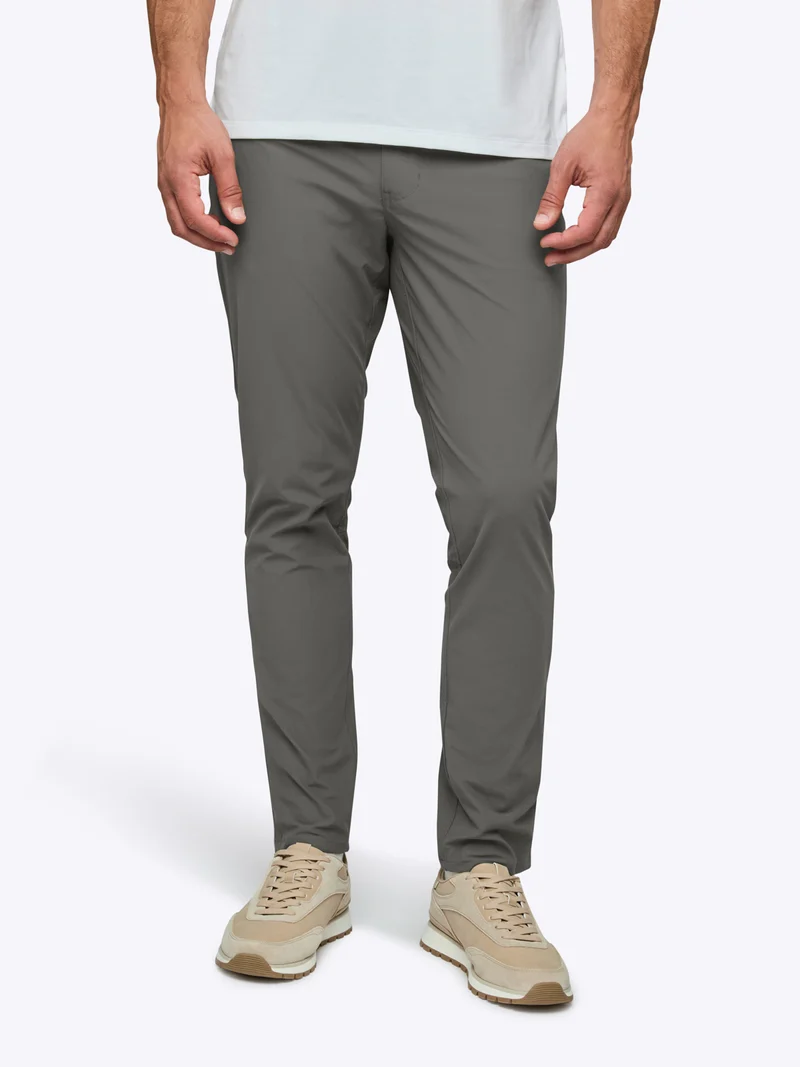 AO 5-Pocket Pant | Steel Slim-Fit Versaknit®