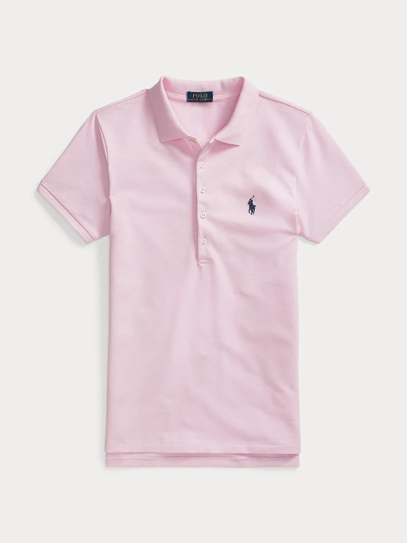 Rosa Slim Fit Piké