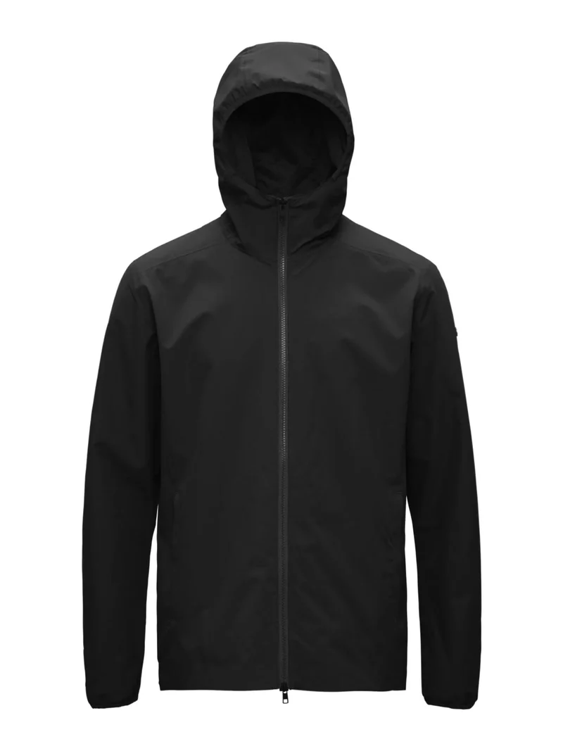 Svart Hood II Waterproof Jacka