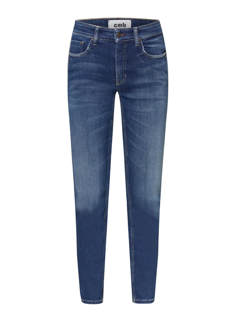 Blå Raja Slim Cropped Jeans