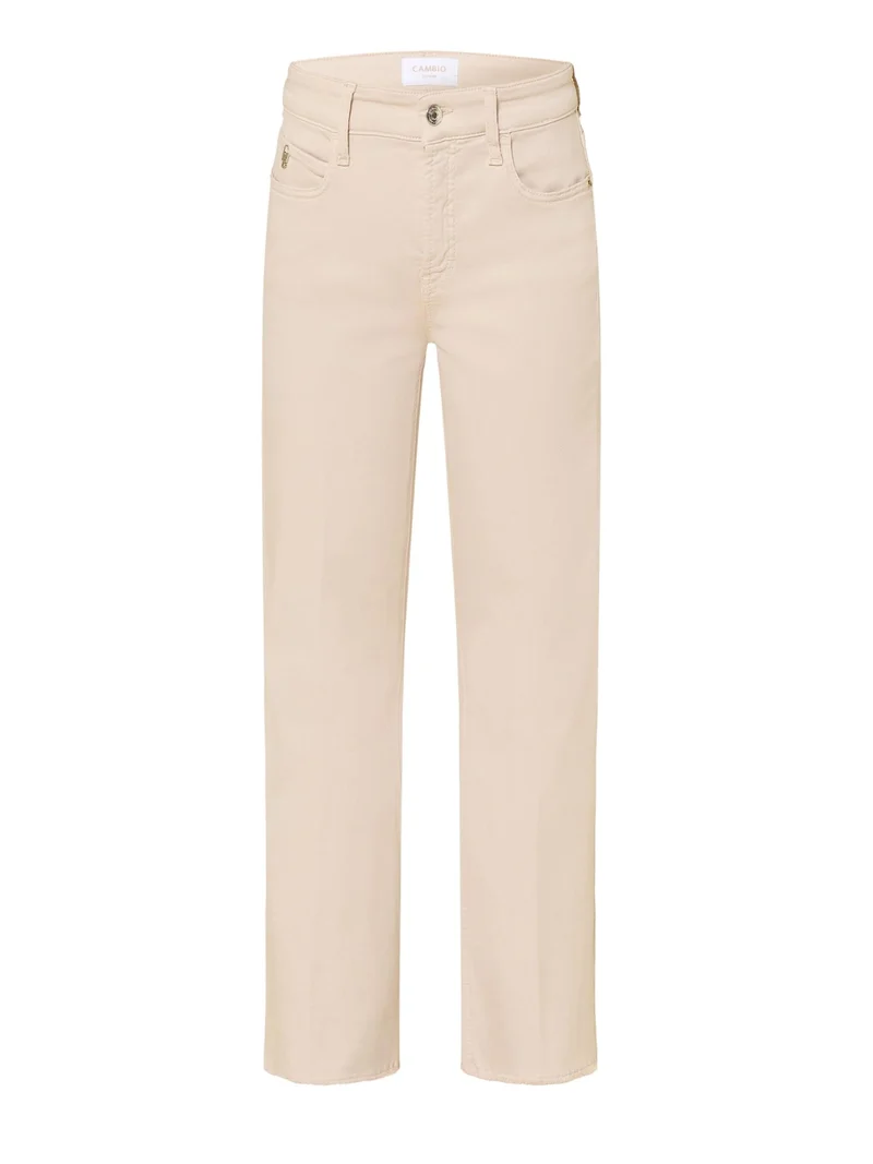 Sand Francesca Bootcut Cropped Jeans