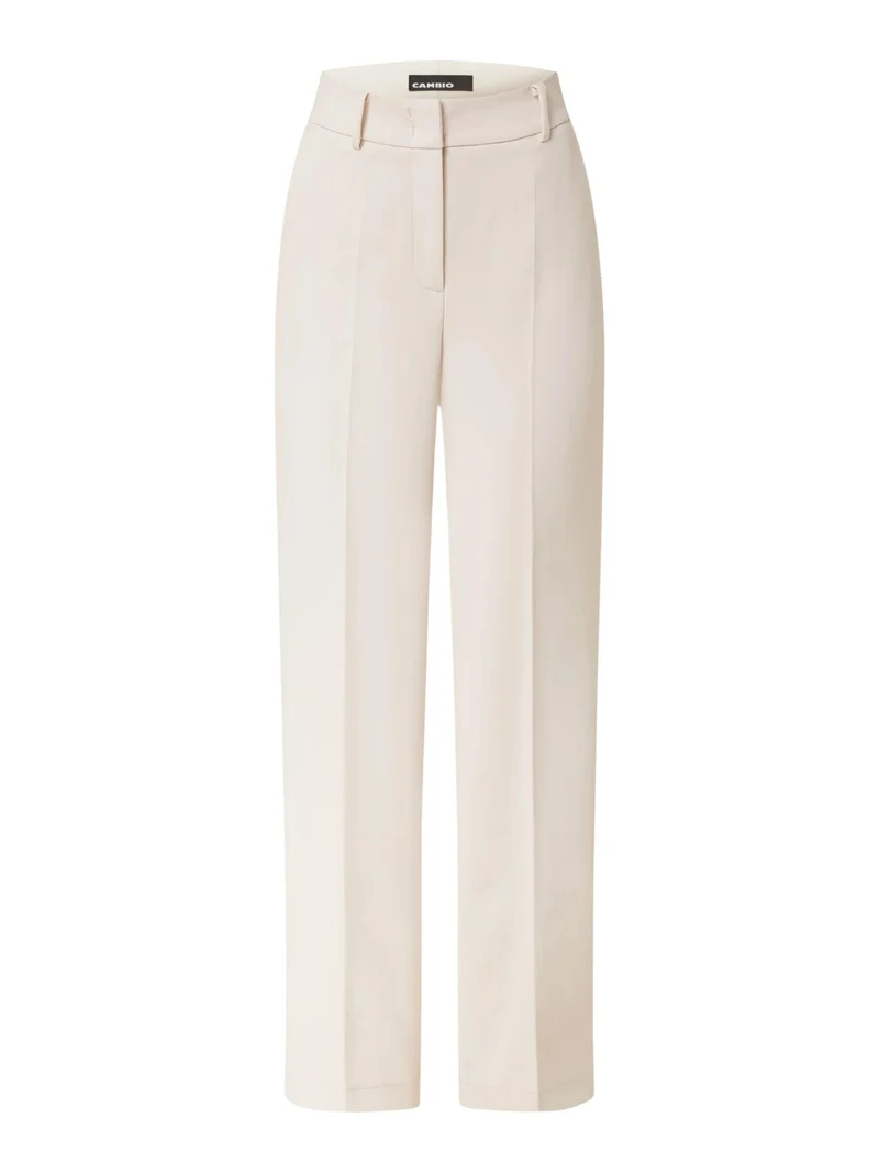 Ljusbeige Amelie Wide Leg Byxa