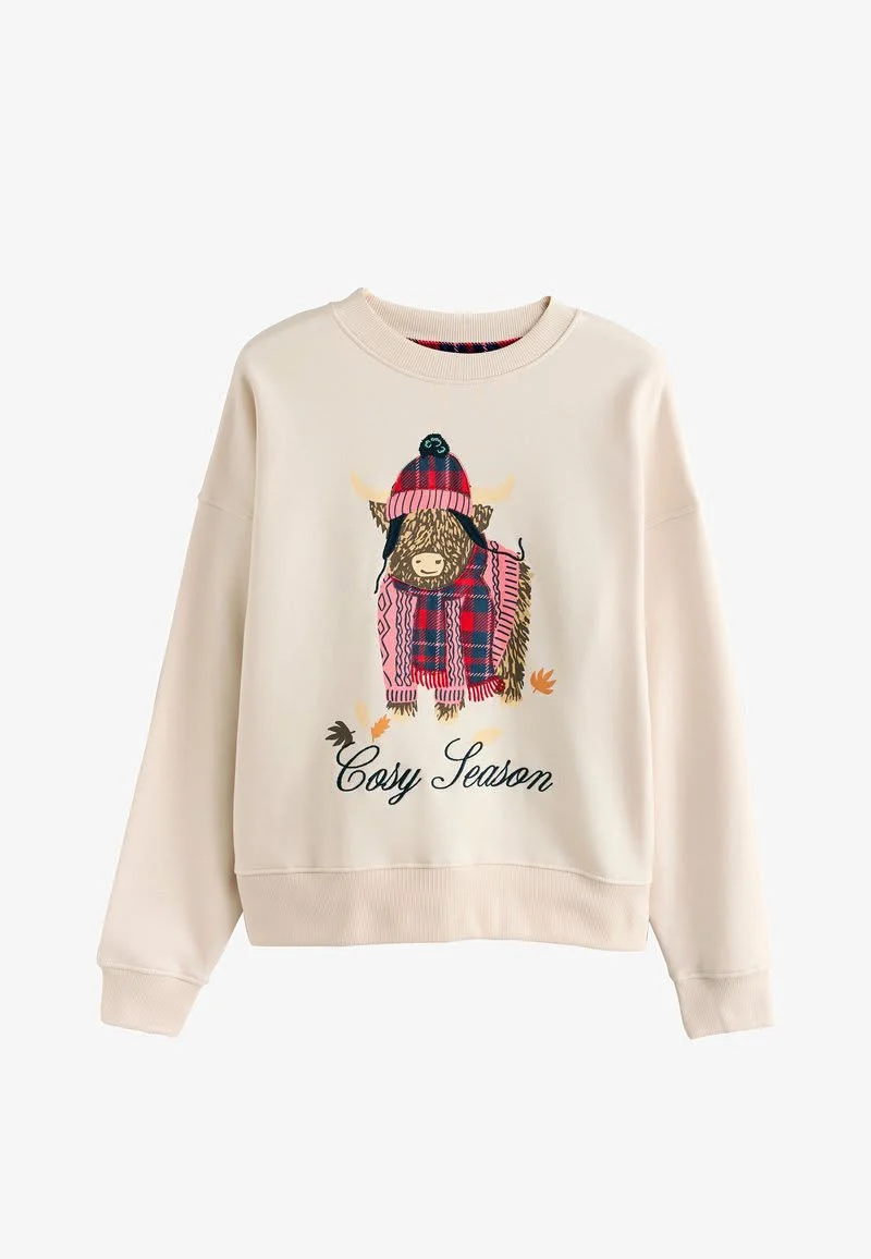 Christmas Sweatshirt- Oatmeal
